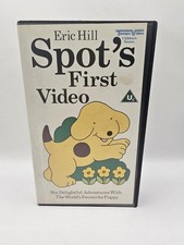 Spot's First Video Spot Dog VHS - PAL UK Video Tape TV Kid's Cartoon Rare