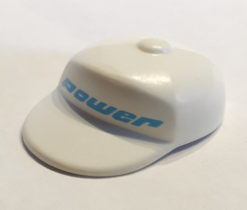 Playmobil white cap power - cap,