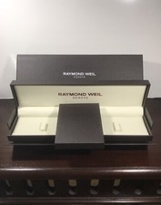 RAYMOND WEIL Empty Watch Display Box Set Completed with Booklets & Card Only