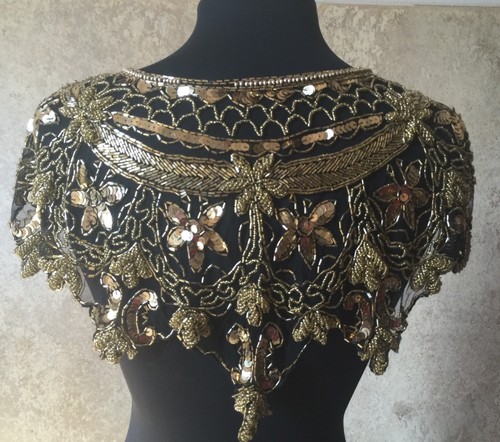 Sequin beaded lace - hip, wrap