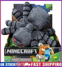 16/30cm Minecraft Plush Black Spider Soft Cuddle Teddy Children's Toy Plushie