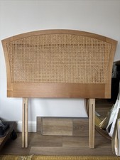Cotswold Caners premium ash framed rattan single headboard. With fixings. 
