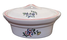 pate terrine Hansi ceramics Elchinger,  France individual lidded terrine