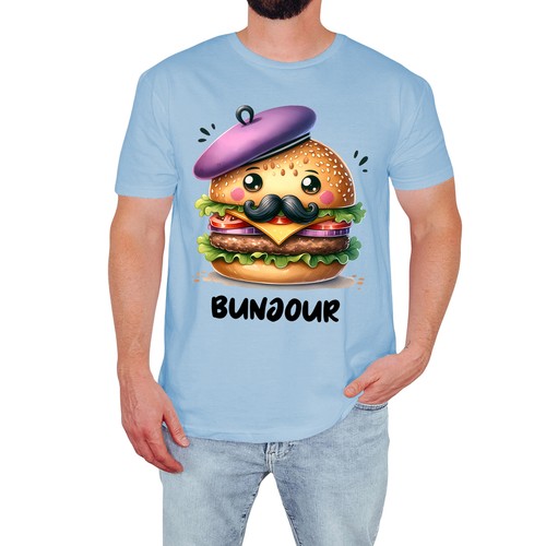 Funny burger mens shirt cute - burger,