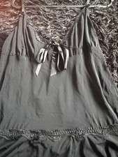 Black Sheer Babydoll Ann