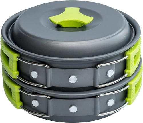 Camping cookware mess kit - camping,