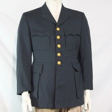 Genuine Surplus Swedish Naval Dress Uniform Jacket Navy 34-36" Chest (3567)