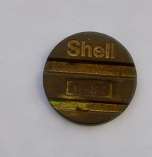 SHELL TOKEN FOR AIR OR CAR WASH AT SHELL GARAGES? (PETROLIANA) (HAYES 343.7)