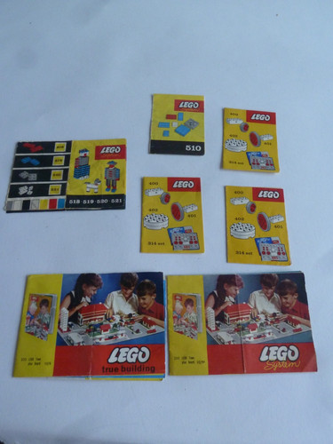 Vintage lego system leaflets - system,