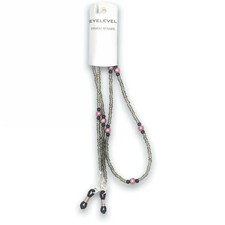 EyeLevel Grey Beaded Glasses
