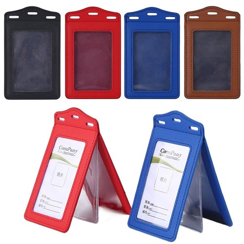 Leather badge holder - pu,