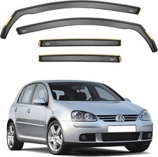 ISPEED Wind Deflectors for VW Golf MK5 2004-2009 5-Door Hatchback 4pc Set Visors