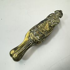 Solid Brass Nutcrackers Wales Welsh Lady Vintage