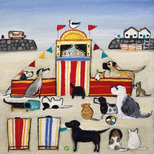 Sandy paws puppet show art - paws,