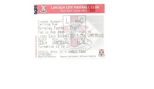 Used ticket lincoln - ticket,