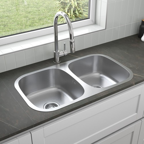 Inset kitchen sink double - inset, 2