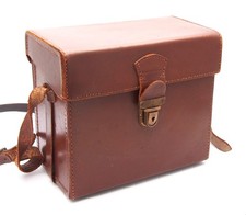 Vintage Original Benser Brown Leather Camera Outfit Case + Inserts - UK Dealer