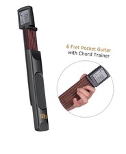 6-String Pocket Guitar Chord Trainer Folk Guitar Practice Tool Fingering T2E8
