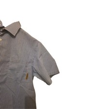HMP Prison Blue & White Stripe