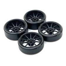 4Pcs Hard Plastic Drift Tire