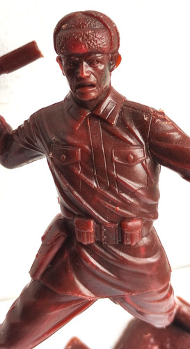 Vintage ussr toy soldier - vintage,