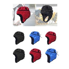 Kids Rugby Helmet Soft Padded Head Guard Protector Soccer Headgear for