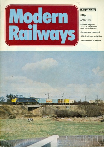 1975 modern railways magazine - modern,