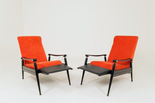 Pair armchairs mcm design - armchairs,
