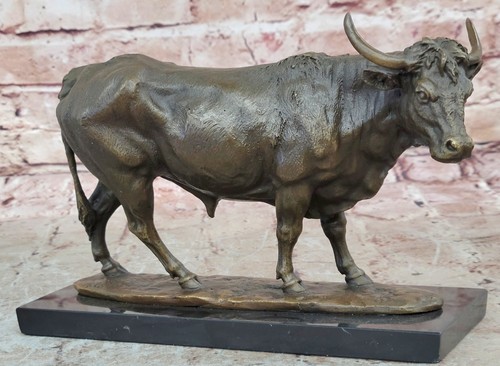 European cow statue - european,