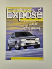 Original Citroen Saxo Expose Limited Edition 1998 Sales Brochure VGC