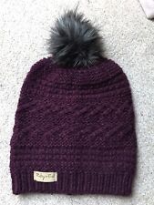 Ruby + Ed Purple Hat With Pom Pom. Worn Once