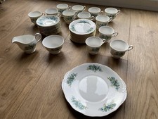 Queen Anne Bone China Blue