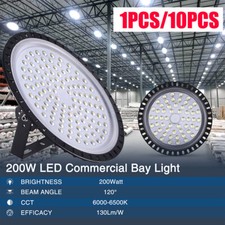 LED High Bay Light 200W Low Bay UFO Factory Warehouse Industrial Workshop Lamp