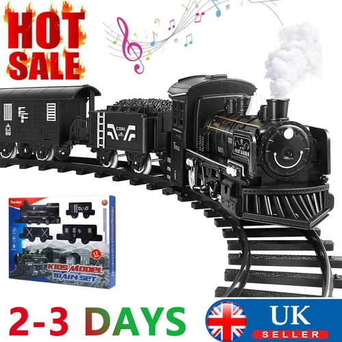Electric classic train track - train,