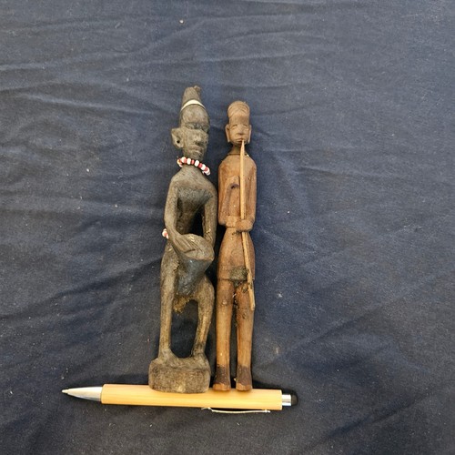 Pair senufo wooden - of,