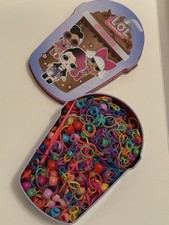 Girls loom bands and hair beads full box