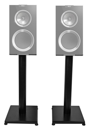 Black steel bookshelf - black, 21”