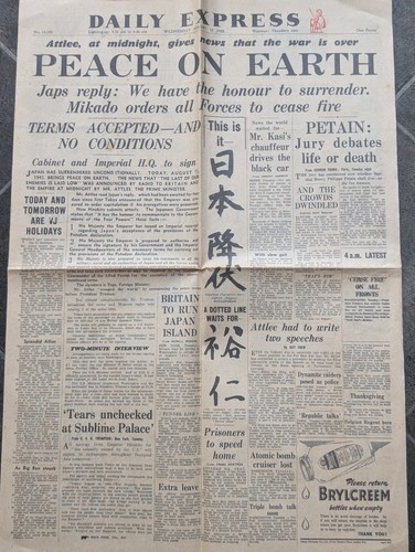 Daily express newspaper - daily, day