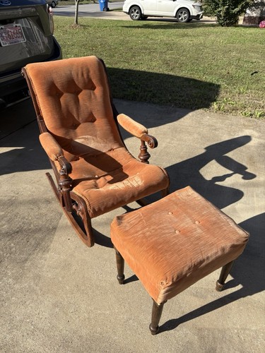 Antique victorian rocking - antique,