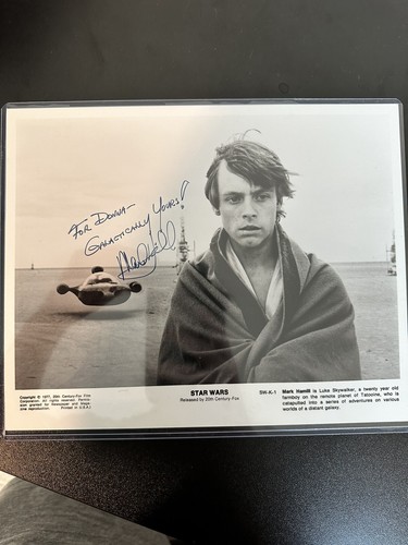 Mark hamill signed star - mark, a