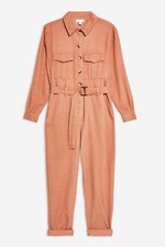 Topshop pink Belted Utility Boiler Suit 6