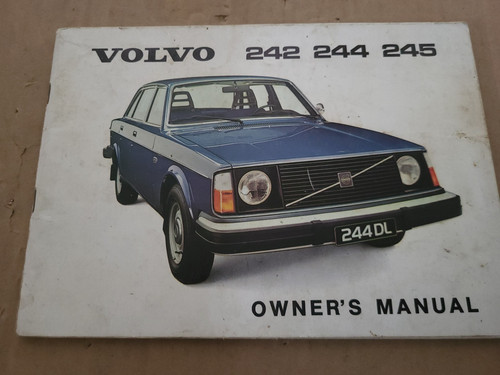 Volvo 242 244 245 - , owner's