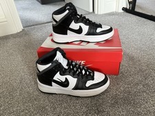 Black and white Nike dunks High top