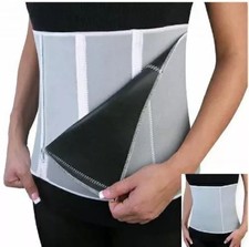 Adjustable grey slimming belt - adjustable,