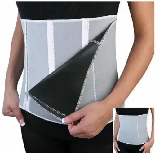 Adjustable grey slimming belt - slimming,