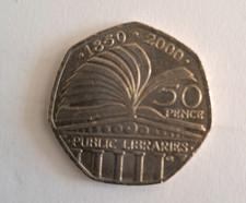 Public Library / 50p coin /