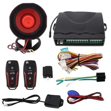 Universal 12V Auto Car Alarm Keyless Entry System Security Device Burglar Alarms