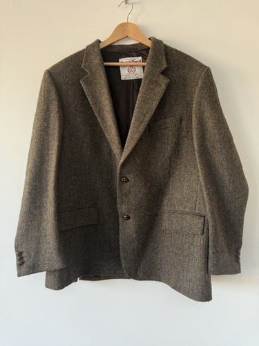 Harris tweed men coat - harris, 100%