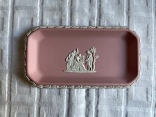 Wedgwood Pink Jasperware - Oblong Dish/Tray (Ulysses)