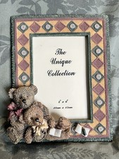 Vintage Shudehill  Giftware Teddy Bear Bears Photo Picture Frame 
